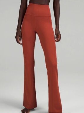 lululemon athletica High-Rise Flare Leggings in Rust Cayenne